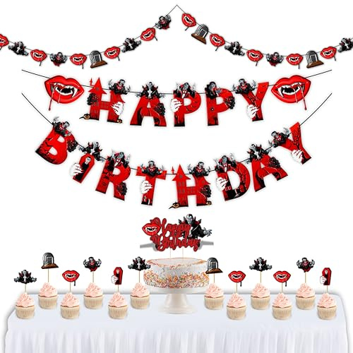 Seyal® Vampre Theme Birthday Party Supplies