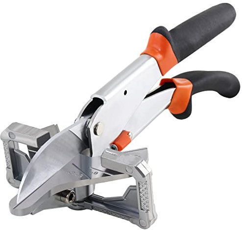 X-Large Sharp Multi-Winkel Gehrungsschere mit 0 bis 135 Grad, justierbare Winkelschneidschere für PVC-Schnur Abdeckung, Baseboard Molding, Viertel Runde Trim, Fliesen Kante, Holz Blatt