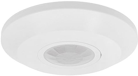 Ledvion - Motion Detector White, Surface-mounted detector Whitetwilight sWhitech, Ceiling mounting, IP20, Light control 360°, Working range 8m, Built-in Light sensor