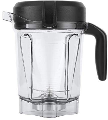 Caraffa per Frullatore, Contenitore Trasparente per Frullatore Sostitutivo Accessori di Ricambio Adatto per Parti di Ricambio da 64 Once con Coperchio a Lama