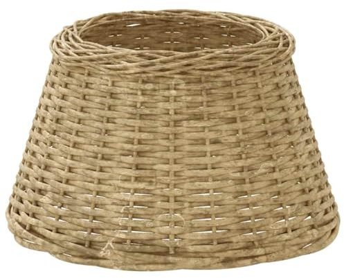 vidaXL Lamp Shade, Table Lamp Shade for Living Room Bedroom Dining Room, Bedside Light Shade with Holder Hole, Hallway Light Shade, Brown Wicker