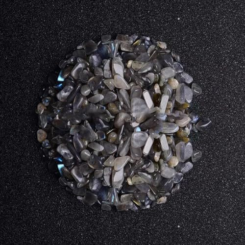 Wambere 100g 7mm-9mm Kleinkörniger Kieskristall,Farbsteine Kleiner Dekorativer Kies,Bastelkies Gartenkies Aquarienkies Kieselstein Zierkies Entmagnetisierungsstein für Aquariendekorationen,Grau A