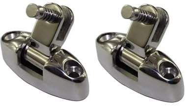 2PCS Universal Deck Scharnier Mit Quick Release Frühling Pin Und Bolzen Ring Edelstahl 316 Spiegel Polnischen Marine Boot hardware