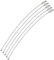 webbomb 5 anelli portachiavi in fune metallica, 1,5 x 150 mm, in acciaio inox, con rivestimento in PVC e chiusura a vite, multifunzione, portachiavi, organizer per chiavi (argento)