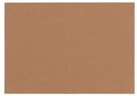 Florence - Biglietti pieghevoli in carta cartonata, formato A6, kraft, 100 pezzi, 300 g/m², biglietti vergini per inviti, partecipare, cartoline e biglietti di auguri personalizzati, colore: Marrone