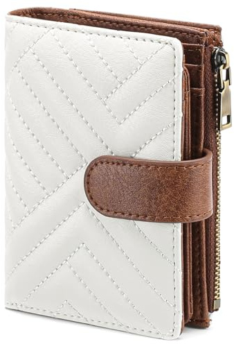 GAEKEAO Geldbörse Damen Klein, Portemonnaie Mit RFID Blockierung, Kleiner Geldbeutel Mit Reißverschlusstasche