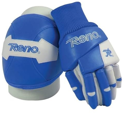 L'Estel Skates Hockey Reno Kit de protection pour joueurs de hockey, gants et genouillères, renne, noir, alevin