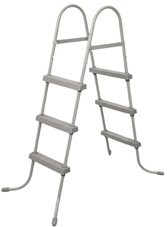 Pool Ladder Swimming Ladder, Swimming Pool Stair Rail, Stainless Steel Pool Railing, Load Capacity Up To 250Kg, for 48-54 Above Ground And In-Ground Pools