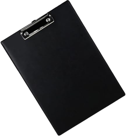 SEWACC 2pièces Porte Bloc-notes Carton Rigide Avec Pince Tablette Écriture Portable Pour Maison École Et Bureau