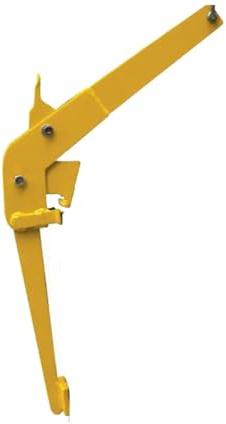 HTDRE Vertical Oil Drum clamp,Oil Drum Lateral Clamp 880 Lbs Capacity Drum Lifter Vertical Drum Clamp for 55 Gallon Steel Drum Heavy Duty Design Efficient Lifting Solution for Oil Drums Robust and