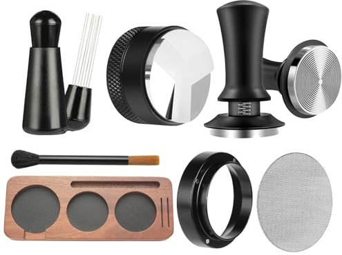 Tuxuseo Set di tamper per caffè | distributore di caffè per la cucina – Kit accessori con tamper per per espresso – per principianti e appassionati di casa in cucina appartamento caffè