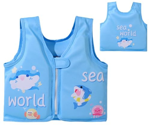 Chaleco Natación Infantil - Chaleco De Seguridad Ergonómico Y Ligero,Chaqueta Flotadora Infantil,para Niños Y Niñas De 2 A 6 Años, Uso En Piscina, Playa Y Viaje Al Aire Libre