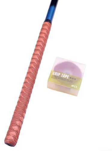 Correa de agarre flexible de 2,1 m EVA PU cinta de envoltura para raquetas de bádminton, tenis, squash, cañas de pescar, manubrio de bicicleta, volantes de béisbol (marrón)