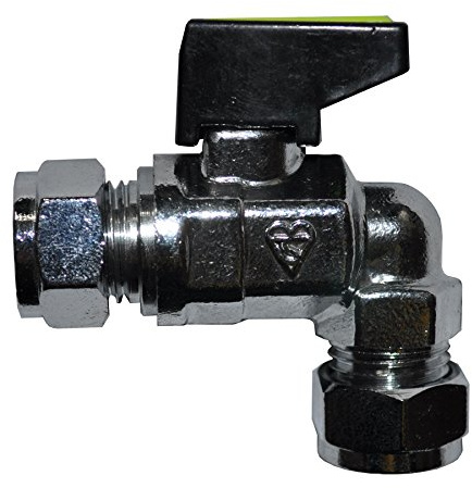 8mm Angled Mini Ball Gas Valve