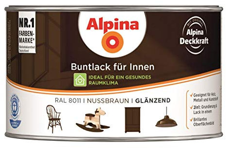 Buntlack für Innen - RAL8011 - Nussbraun - glänzend 300 ml