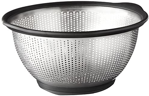 KitchenAid Stainless Steel Colander, 5 Quart, Black