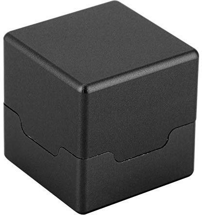 Alomejor Mini Queue Tip Kreidehalter Billard Queue Kreidehalter Magnetic Kreidehalter Kreide Carrier Case(Schwatz)