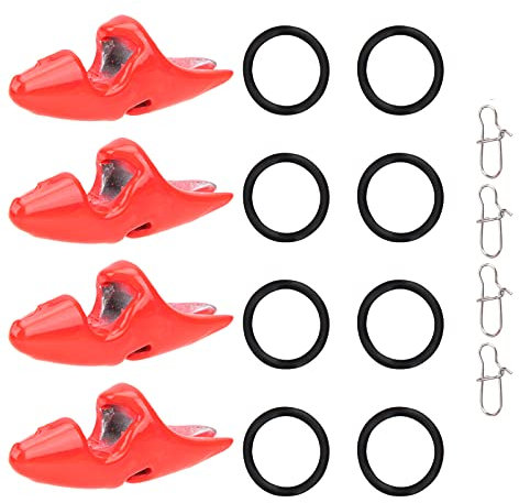 Pesas de Señuelo Camarón, Pesos Señuelos Camarones Pragmáticos Pesca Peso Tiro Caída Kit Aparejos Camarón Fregadero Barbilla con Anzuelo Accesorio Equipo para Pescar en Agua Dulce Salada (15g)