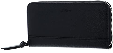 s.Oliver Zip Wallet L: Portemonnaie aus Lederimitat
