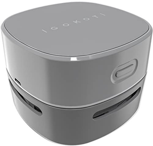 IGOKOTI Desk Vacuum Cleaner Mini Rechargeable Desktop Dust Handheld Cordless Vacuum Cleaner Tabletop Desktop Vacuum Sweeper Secret Santa Gifts