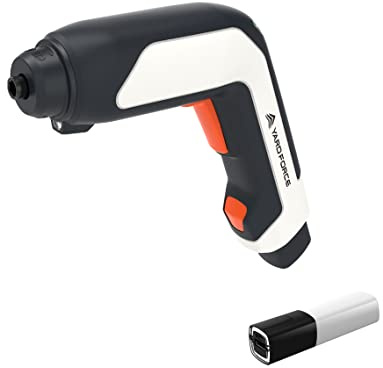 Yard Force 4V Vita Cordless Screwdriver Kit with 4 Detachable Heads - LXVSD1