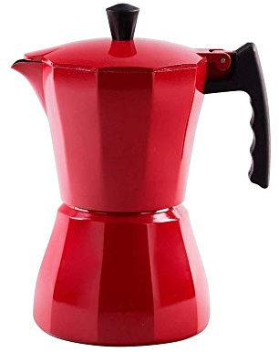 FLBT Coffee Maker Aluminum Espresso Percolator Pot Coffee Maker Pot Stovetop Coffee Maker (Color : Red) needed
