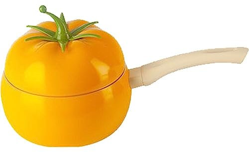 Tsffae Small Milk Pot Shaped Medical Stone Non Stick Milk Pan Baby Complementary Food Pot Cookware for Home Kitchen