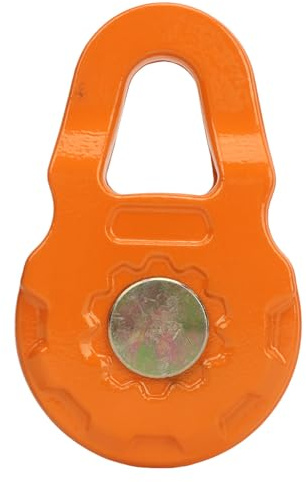 Yosoo Health Gear Snatch Block, 25,000 Lbs (12.5T) Minimum Breaking Strength,12,500 Lbs (6T) Working Load Limit, Snatch Block Winch Pulley for Tractor Truck ATV UTV