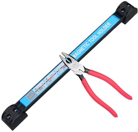 Magnetic Tool Strip - Magnetic Tool Holder, Wall Mount Magnetic Tool Bar | 8-24Inch Magnetic Tool Strip, Magnetic Tool Organizer, Strong Magnetic Tool Rack for Garage, Workshop, and Kitchen Storage