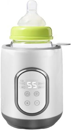 Scaldabiberon Baby Scaldabiberon 8-in-1 Scaldavivande per Bambini per latte materno o latte artificiale, Scaldabiberon per bambini con controllo intelligente della temperatura per tutti i biberon
