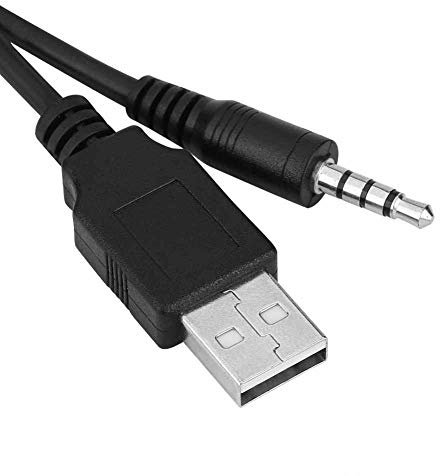 Kavolet Car Boat Dash Flush Mount USB Port 3.5mm AUX Extension Cable Panel High Speed Data Transfer and Charge Power Socket Mounting for All Cars