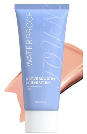 Base liquida per il viso - correttore di lunga durata con controllo del grasso, trucco viso di bellezza per le donne per tutti i tipi di pelle