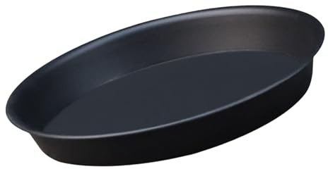 ZYHARUKO Matte Black Flower Pots Coasters Round Plant Drip Trays For Succulents And Houseplants 13.6inch Diameter Indoor Saucers