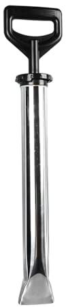 MasYosh Pistolet à Jointoiement au Mortier, Pistolet à Calfeutrer en Acier Inoxydable épaissi avec Conception Portable, pour les Tâches de Jointoiement d'étanchéité de Carrelage (Tête plate)