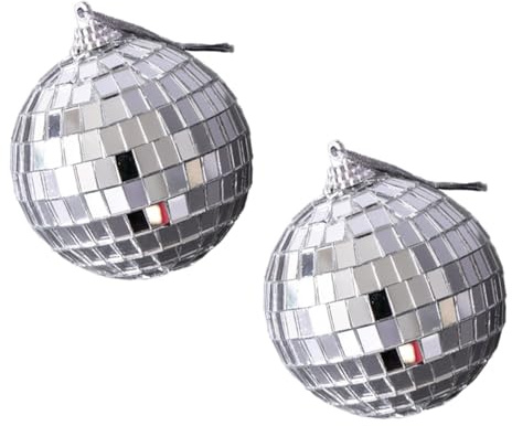 Holibanna Boules à Facettes en Acrylique 2pcs pour Accessoires Photo Bijoux et Cosmétiques, Décorations Simples, Fond de Photographie, Facile à Nettoyer