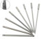 JTENG 8 pezzi 150mm Set Cacciaviti Torx Inserti Avvitatore, Inserti per Avvitatore Magnetiche, Torx Set Punte con Gambo Esagonale 1/4 pollici, per Trapano Elettrico e Riparazioni, T8-T40