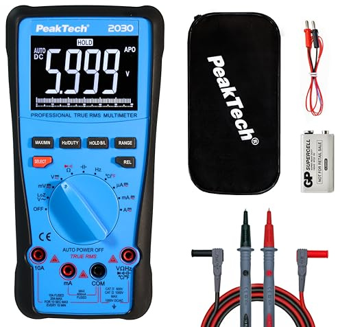 PeakTech P 2030 – True RMS 1000 V Digitalmultimeter 6.000 Counts