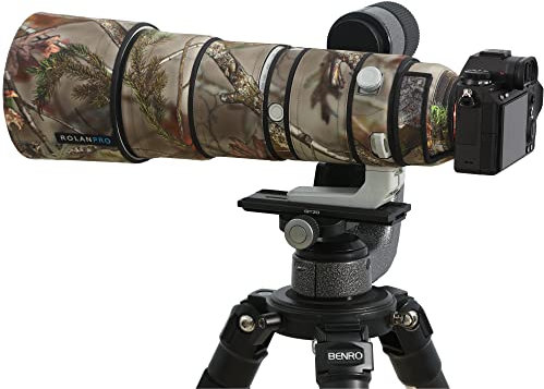 ROLANPRO wasserdichte Objektivabdeckung, Camouflage, Regenschutz für Sony FE 200–600 mm F5.6–6.3 G OSS Objektiv-Schutzhülle, Waffen, Kleidung, #20 Dschungel, wasserdicht