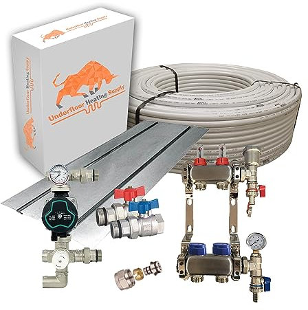 Underfloor Heating Suspended Floor Kit - 40m2 (2 Port)