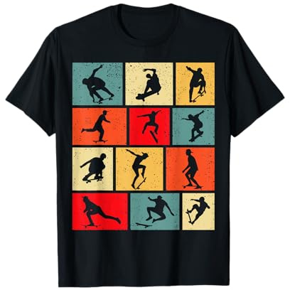 Skateboard Skater Jungen Kinder Herren T-Shirt