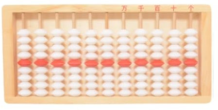 TOTIKI Arithmetisch Abakus 11 Spalten 9 Perlen Abakus Zählen Mathematik Lernen Traditioneller Abakus Pädagogisches Schullernwerkzeug Berechnungswerkzeug