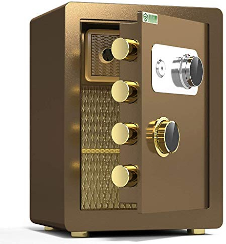 Cajas Fuertes Mecánicas, Gabinete Seguridad Acero Pequeño 45 Cm El Hogar, Prevención Incendios, Antirrobo, Caja Almacenamiento De Documentos para Hotel/Empresa