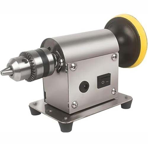 Sierra lapidaria profesional para joyería, máquina pulidora de alta potencia de 200 W, pulidora de mesa ajustable de 4500 a 9000 rpm para hacer joyas de precisión y manualidades de roca