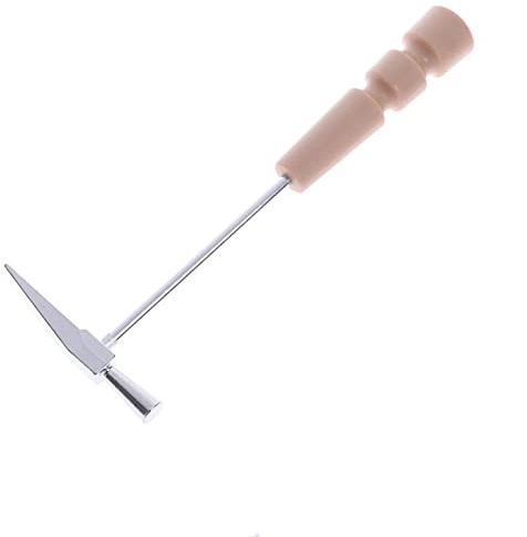 Hammer， 1pc Woodworking Nail Puncher Metal Hammer - Small Iron for Watch Repair and Emergency Safety Escape Tool