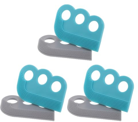 Sosoport 6pcs Pet Hair Removal Brush Small Animal Deshedding Comb for Dogs Cats Double-sided Pet Comb for Clothes Sofa Car Interior