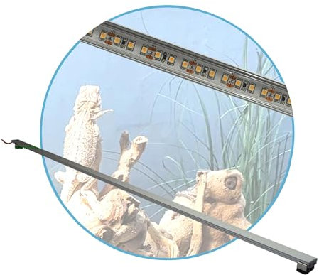 AQUARIUM-PLÜDERHAUSEN Terrarium LED Beleuchtung,120 cm Set1 Leuchtbalken Wüsten Reptilien Pflanzen LED