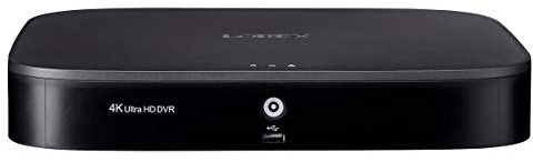 Lorex D841A63B 16 Channel 4K Ultra HD 3TB Hard Drive Security System DVR with Advanced Motion Detection Technology and Smart Home Voice Control, Black