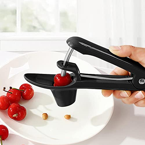 Cherry Pitter Tool Durable Food-Grade Olive Pitter Cherry Stoner Remover Quickly Removes The Cherry Core Perfect Fruit Kitchen Tool for Cherry Red Jujube Hawthorn