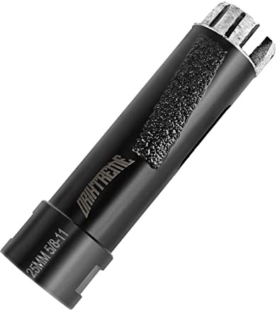 ORIXTREME Diamond Core Drill Bits 1 Inch Granite Hole Saw for Dry Drilling Concrete Marble Granite Stone with 5/8-11 Thread 25mm