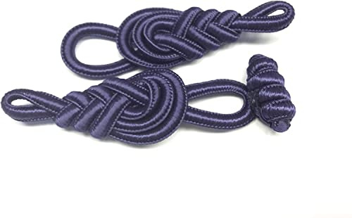 FILMODA Knöpfe mit Schlaufe, 10 cm, Blau